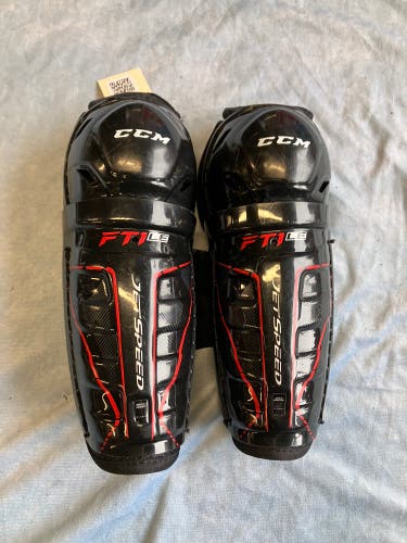 Youth CCM JetSpeed FT1 Shin Pads 8" (Used)