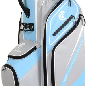 NEW Cleveland Golf CG Lightweight Blue/Grey 14-Way Top Golf Cart Bag
