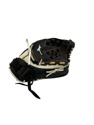 Used Mizuno FINCH RH Throw Fastpitch Gloves Black And Pink 11 1/2" 11692-S000144052