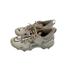 Used Nike ALPHA MENACE SHARK Jr FB Cleats White Junior 03 11692-S000144070