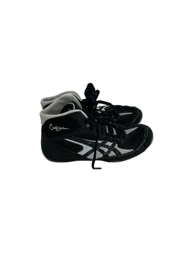 Used Asics MATFLEX Wrestling Shoes Black Junior 04 11692-S000144116