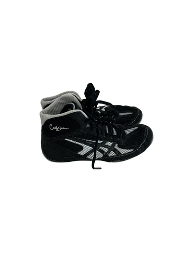 Used Asics MATFLEX Wrestling Shoes Black Junior 04 11692-S000144116