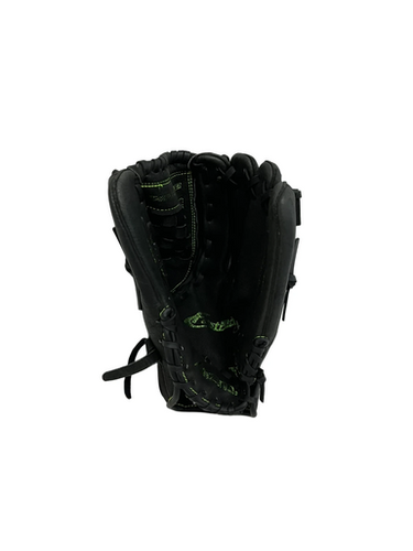 Used Mizuno PROSPECT FASTPITCH RH Throw Fastpitch Gloves Black 12" 11692-S000142976