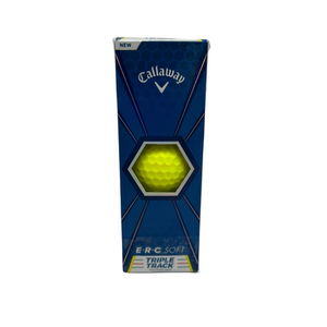 Used Callaway ERC SOFT TRIPLE TRACK 3 Ball - Golf Ball Sleeve Yellow 11692-S000142693