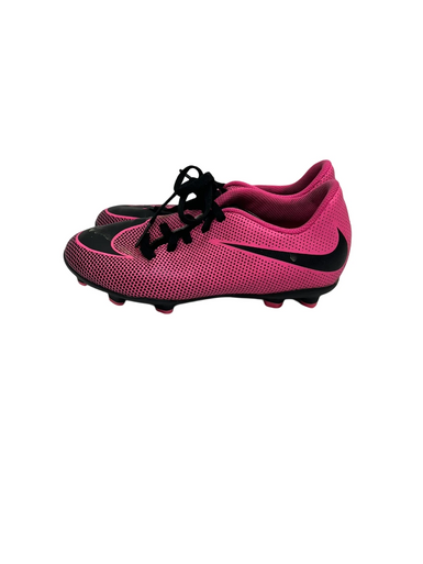 Used Nike BRAVATTA Soccer Cleats Black And Pink Junior 01.5 11692-S000144181