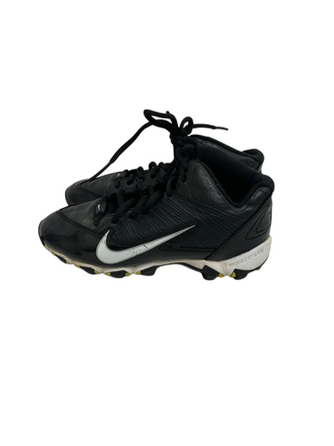 Used Nike ALPHA SHARK Jr FB Cleats Black Junior 01.5 11692-S000144193