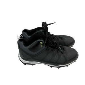 Used Riddell GENERATOR Jr FB Cleats Black Junior 04 11692-S000144232