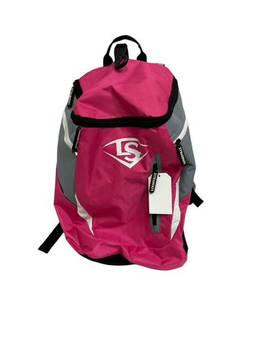 Used Louisville Slugger PINK BACKPACK BB/SB Player Backpack Pink 11692-S000143713