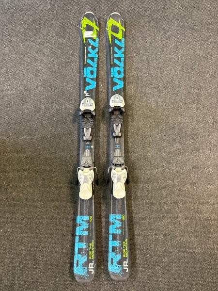 Volkl RTM Jr 120 cm Skis With Marker 4.5 Bindings (Used)