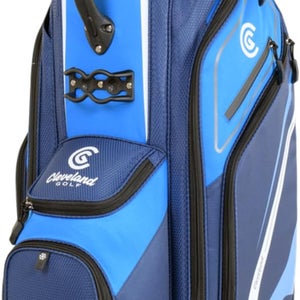 NEW Cleveland Golf CG Lightweight Blue/Navy14-Way Top Golf Cart Bag