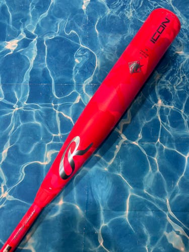 2025 Rawlings Icon Composite Bat USSSA Certified (-5) Composite 26 oz 32" (Used)