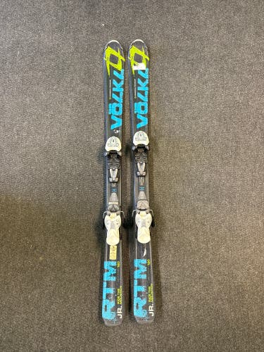 Volkl RTM Jr 120 cm Skis With Marker 4.5 Bindings (Used)