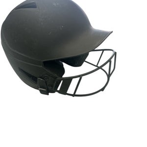Used Champro HXJ 6 1/2 - 7 Batting Helmet w/Mask Black MD 11862-S000091772
