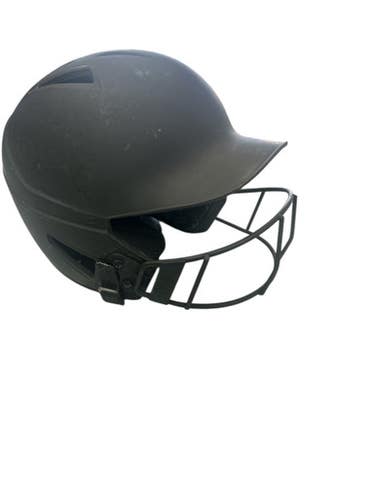 Used Champro HXJ 6 1/2 - 7 Batting Helmet w/Mask Black MD 11862-S000091772