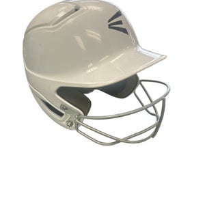 Used Easton ALPHA Batting Helmet w/Mask White LG 11862-S000091771