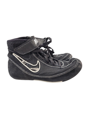 Used Nike Wrestling Shoes Black Junior 04.5 11862-S000091765