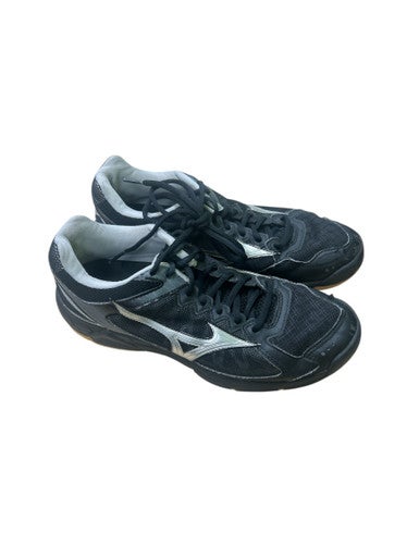 Used Mizuno VB Shoes Adult Black And Grey Senior 8.5 11862-S000091719