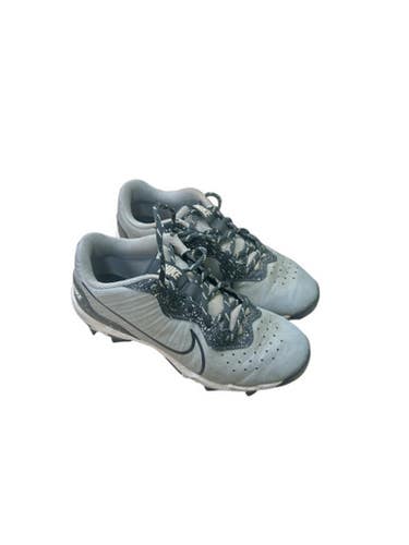 Used Nike DJ6525-005 BB/SB Cleats Grey And Black Junior 04 11862-S000091715