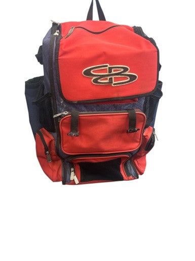 Used BoomBah RED/NAVY BB/SB Player Wheeled Bag Red And Navy Blue 11862-S000091707