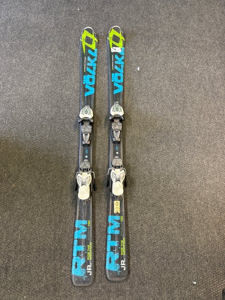 Volkl RTM Jr 130 cm Skis With Marker 4.5 Bindings (Used)