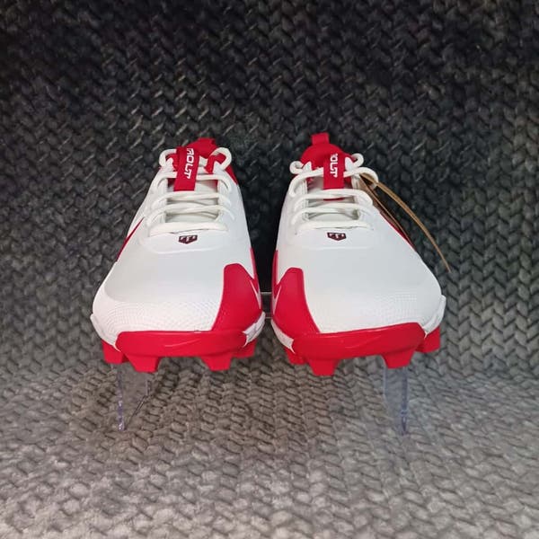 NIKE Force Trout 9 Keystone Baseball Cleats Mens Red White 