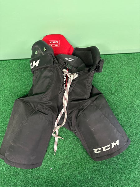 Black CCM Xtra Pro Hockey Pants (Used) | Senior Small