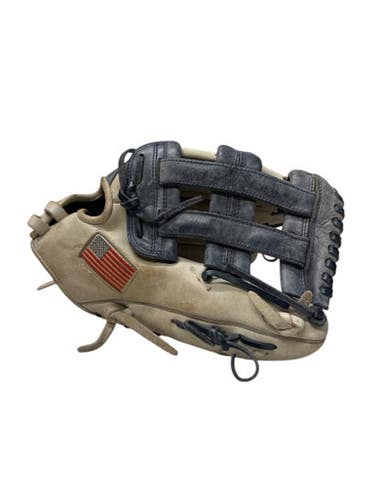 Used Worth Liberty WL128H 12.75 RH Throw Fastpitch Glove - Navy And White 11835-S000201233