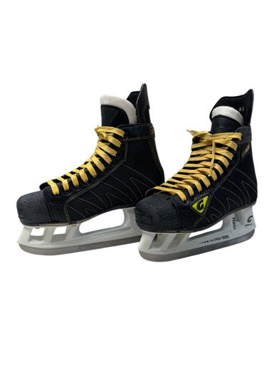 New Graf G3 XI Ultra Junior Sz 4.5 Hockey Skates - Black and Yellow 11835-S000201194