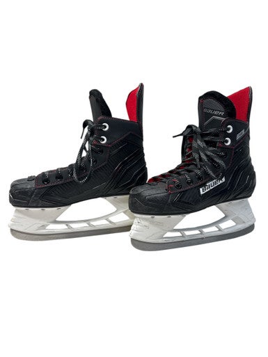 Used Bauer NS Junior Sz 2.5 Hockey Skates - Black and Red 11835-S000201191
