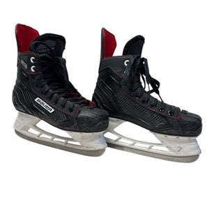 Used Bauer NS Junior Sz 03 Hockey Skates - Black and Red 11835-S000201190
