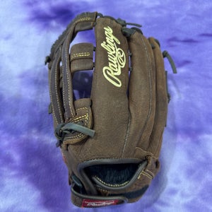 Brown Rawlings Player Preferred LH Outfield Softball Glove 13" (Used)