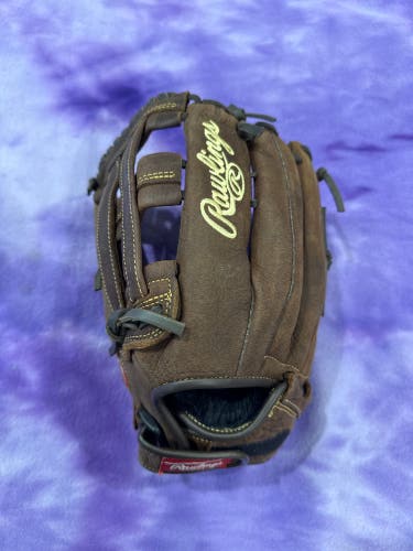 Brown Rawlings Player Preferred LH Outfield Softball Glove 13" (Used)