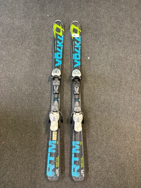Volkl RTM Jr 120 cm Skis With Marker 4.5 Bindings (Used