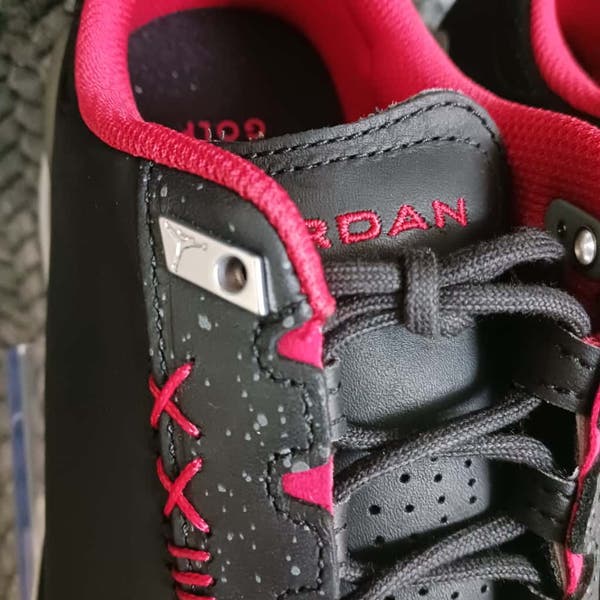 Nike Jordan ADG 5 Golf Shoes Black Fire Red Metallic FQ6642  display picture 1