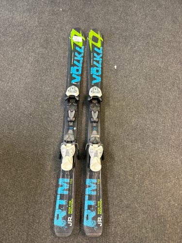 Volkl RTM Jr 110 cm Skis With Marker 4.5 Bindings (Used)