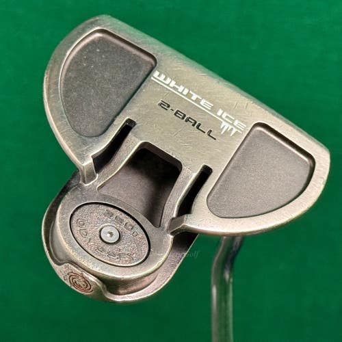 Odyssey White Ice 2-Ball 350g 33" Double-Bend Mallet Putter Golf Club