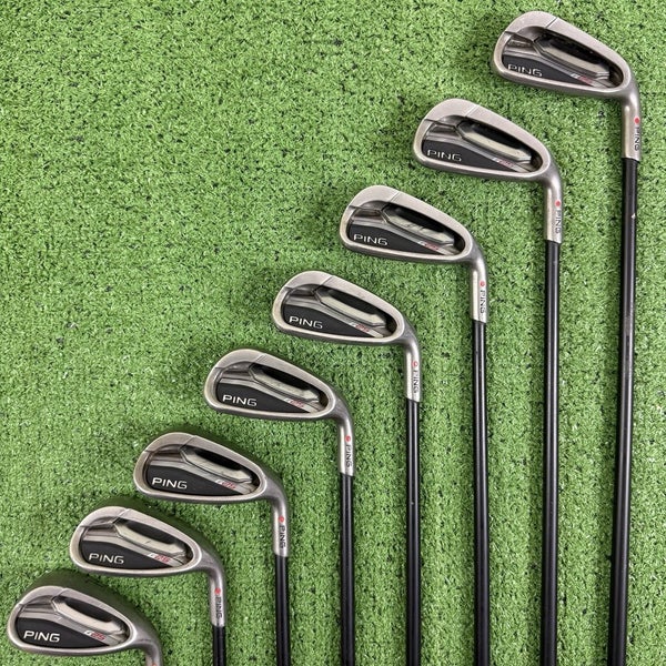 Ping G25 Iron Set 6-PW UW SW LW Red Dot TFC189 Regular Flex Graphite