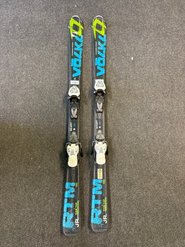 Volkl RTM Jr 130 cm Skis With Marker 4.5 Bindings (Used)