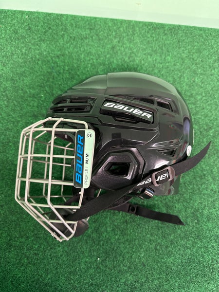 Black Bauer IMS 5.0 Helmet (Used) | Medium