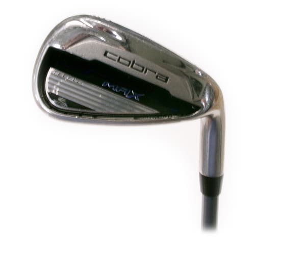 Cobra Max Single 9 Iron Graphite Matrix White Tie X4 Regular Flex