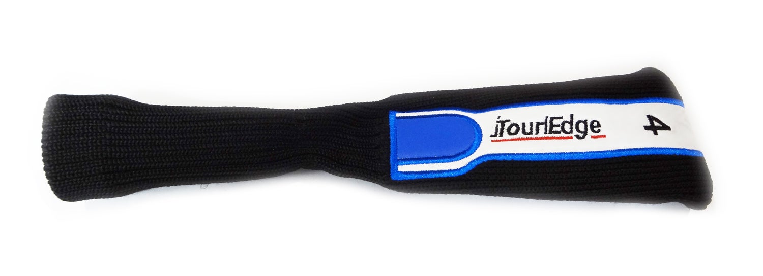 NEW Tour Edge Black/White/Blue 4 Iron/Hybrid Golf Sock Headcover