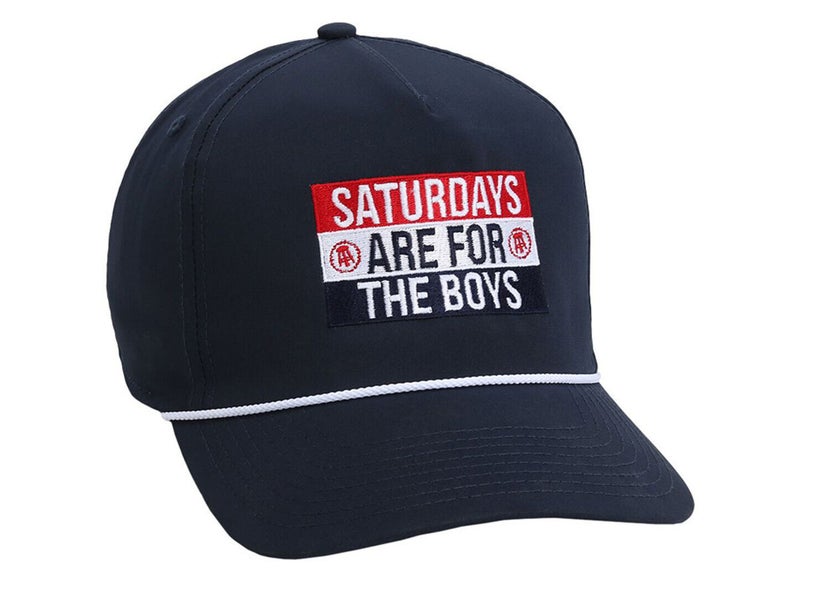 NEW Barstool Saturdays Are For The Boys Navy Adjustable Snapback Rope Golf Hat