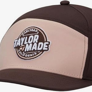 NEW 2025 TaylorMade Horizon Brown Snapback Adjustable Golf Hat/Cap