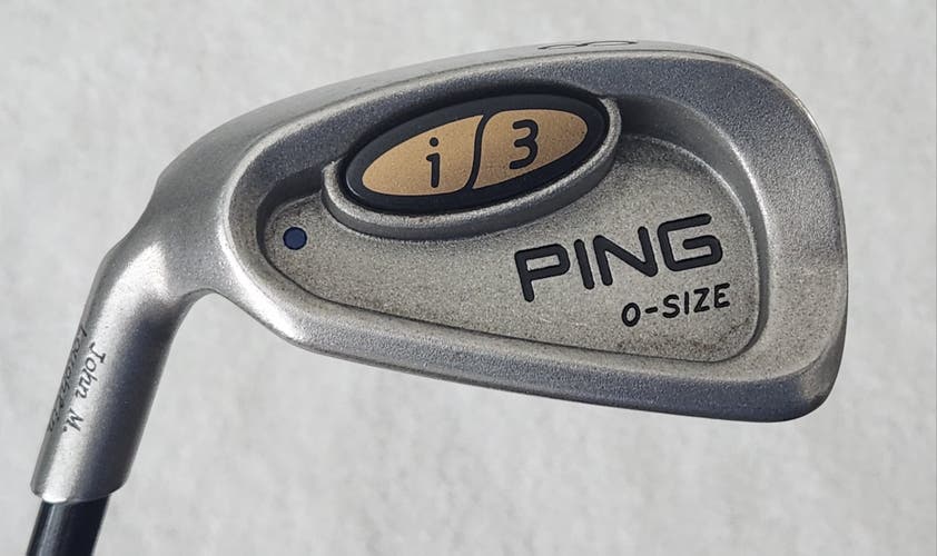 Men's Ping i3 Blue Dot O Size 8 Iron LH; Graphite Shaft