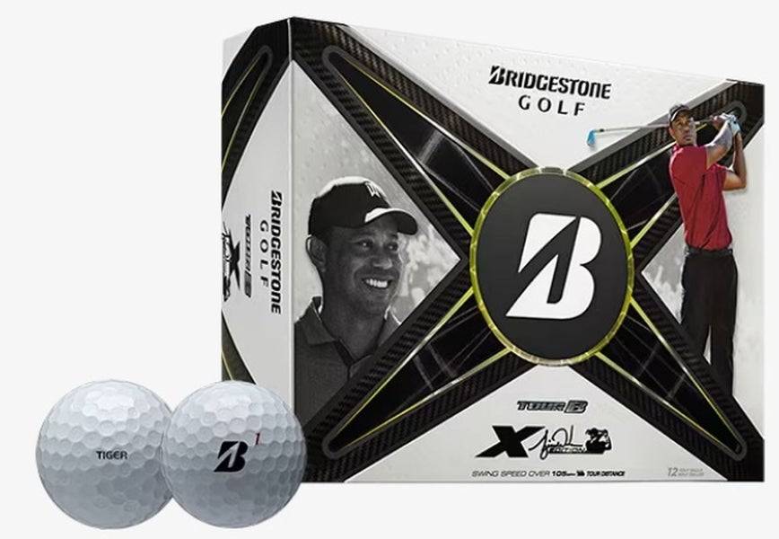 Bridgestone Tour B-X Tiger Woods Edition Golf Balls (White, 24pk) 2dz 2024 NEW