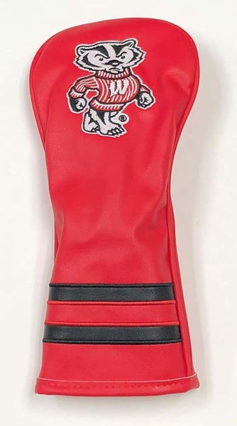Team Golf Vintage Single Driver Headcover (Wisconsin Badgers) Oversized NEW
