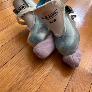 Bauer Lil’ Champ Kids Ice Skates – Adjustable Size 8/9 – Great Condition