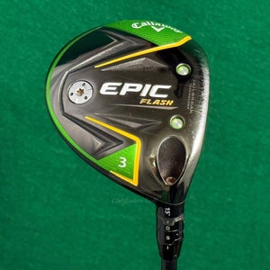 Callaway EPIC Flash 15 Fairway Wood 3 Project X HZRDUS Yellow 6.0 Stiff w/ HC