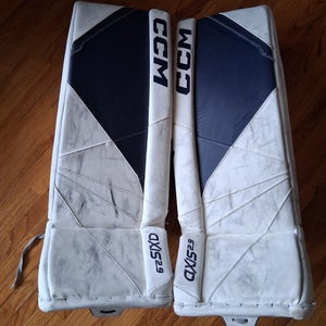 30+1" CCM Axis 2.9 INT Goalie Leg Pads (Used)