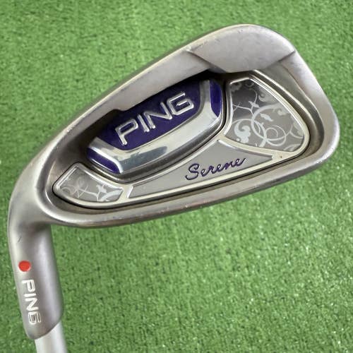 Ping Serene 9 Iron Red Dot Ladies Flex ULT210 Lite Flex Left Handed 35